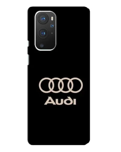 Чехол для OnePlus 9 Pro с картинкой «Audi — золотой логотип»