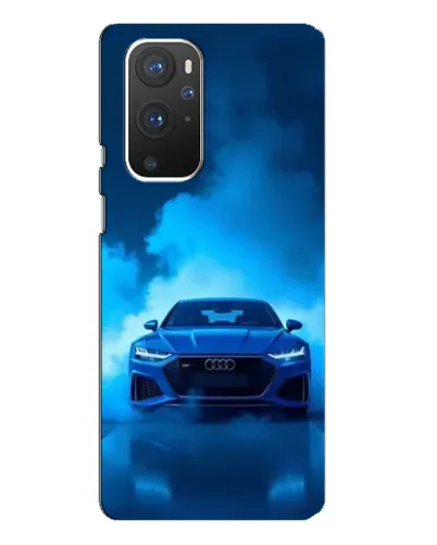 Чехол для OnePlus 9 Pro с картинкой «Audi — голубая энергия»