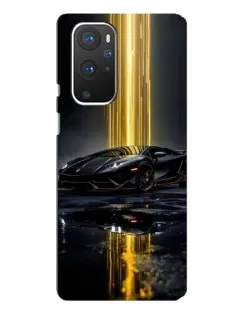 Чехол для OnePlus 9 Pro с картинкой «Ночной Lamborghini драйв»