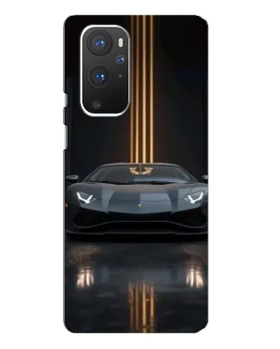 Чехол для OnePlus 9 Pro с картинкой «Lamborghini золотые линии» Чехол для OnePlus 9 Pro с картинкой «Lamborghini золотые линии»