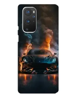 Чехол для OnePlus 9 Pro с картинкой «Lamborghini дымная эстетика»