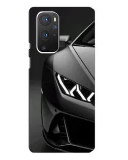 Чехол для OnePlus 9 Pro с картинкой «Lamborghini фары детализация»