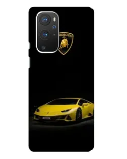 Чехол для OnePlus 9 Pro с картинкой «Lamborghini желтый акцент»