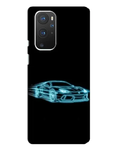 Чехол для OnePlus 9 Pro с картинкой «Неоновый контур Lamborghini» Чехол для OnePlus 9 Pro с картинкой «Неоновый контур Lamborghini»