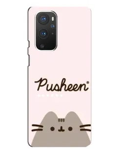 Чохол для OnePlus 9 Pro з картинкою «Pusheen логотип»