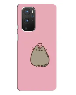 Чохол для OnePlus 9 Pro з картинкою «Pusheen серце»