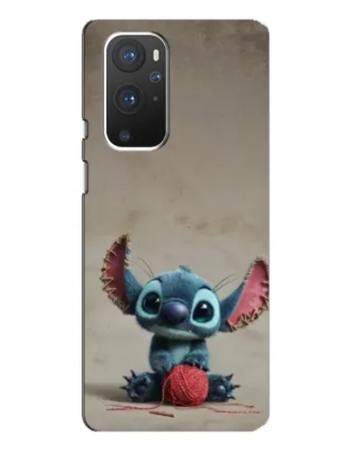 Чохол для OnePlus 9 Pro з картинкою «Стіч на чоричневому фоні»
