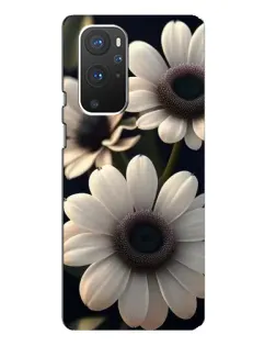 Чехол для OnePlus 9 Pro с картинкой «Белые маргаритки макро»