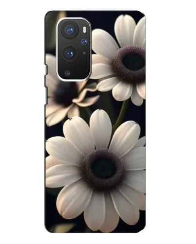 Чехол для OnePlus 9 Pro с картинкой «Белые маргаритки макро»