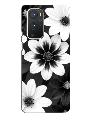 Чехол для OnePlus 9 Pro с картинкой «Монохромные астры»