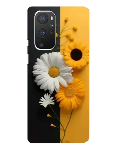 Чехол для OnePlus 9 Pro с картинкой «Подсолнух и ромашка»