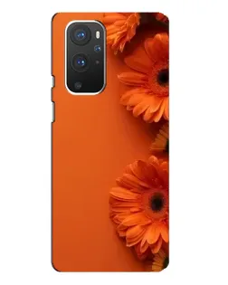 Чехол для OnePlus 9 Pro с картинкой «Оранжевые герберы»