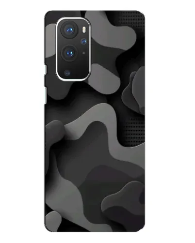 Чехол для OnePlus 9 Pro с картинкой «Темный абстрактный камуфляж»