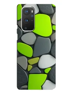 Чехол для OnePlus 9 Pro с картинкой «Яркая неоновая галька»