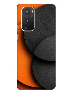 Чехол для OnePlus 9 Pro с картинкой «Геометрия оранжевых кругов»