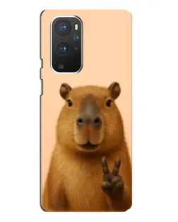Чохол для OnePlus 9 Pro з картинкою «Капібара вікторія»