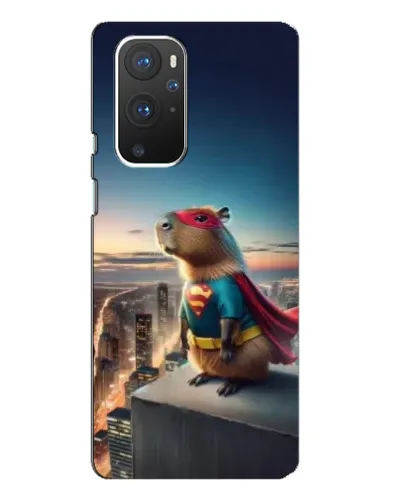 Чохол для OnePlus 9 Pro з картинкою «Капі-мен супергерой»