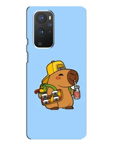 Чохол для OnePlus 9 Pro з картинкою «Капібара на скейті»