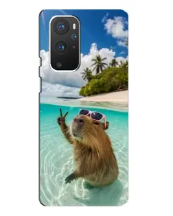Чохол для OnePlus 9 Pro з картинкою «Капібара на морі»