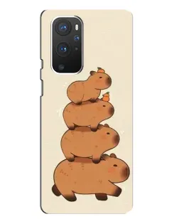 Чохол для OnePlus 9 Pro з картинкою «Вежа з капібар»