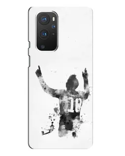 Чехол для OnePlus 9 Pro с картинкой «Черно-белый силуэт Месси» Чехол для OnePlus 9 Pro с картинкой «Черно-белый силуэт Месси»