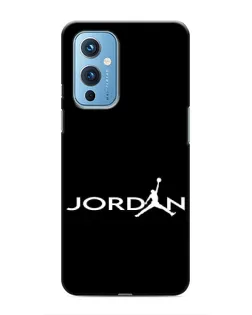 Чехол для OnePlus 9 с картинкой «Jordan White Logo»