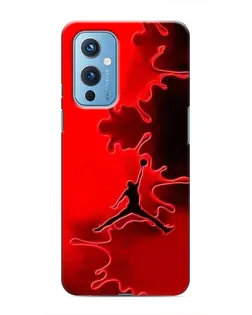 Чехол для OnePlus 9 с картинкой «Jordan Red Smoke»