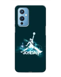 Чехол для OnePlus 9 с картинкой «Jordan Blue Fire»