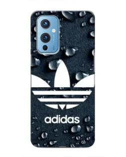 Чехол для OnePlus 9 с картинкой «Adidas Trefoil Blue»