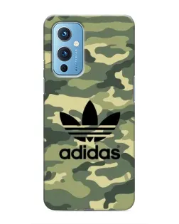 Чехол для OnePlus 9 с картинкой «Милитари стиль Adidas»