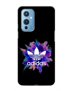 Чехол для OnePlus 9 с картинкой «Взрыв красок Adidas»