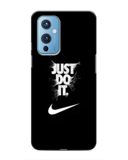 Чехол для OnePlus 9 с картинкой «Текстовый принт Nike»