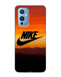 Чехол для OnePlus 9 с картинкой «Nike — вечерний горизонт»