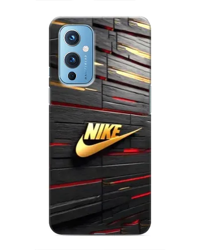 Чехол для OnePlus 9 с картинкой «Золотой Nike на металле» Чехол для OnePlus 9 с картинкой «Золотой Nike на металле»