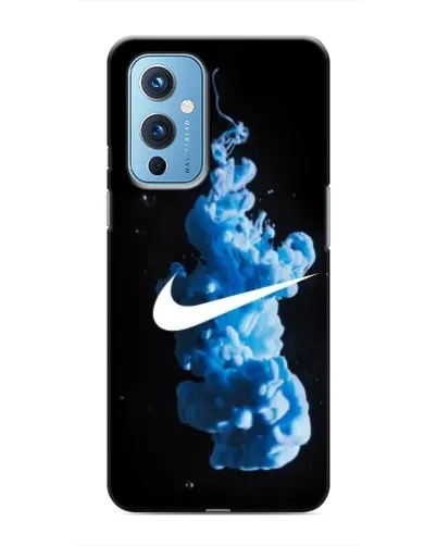 Чехол для OnePlus 9 с картинкой «Nike и синий дым» Чехол для OnePlus 9 с картинкой «Nike и синий дым»