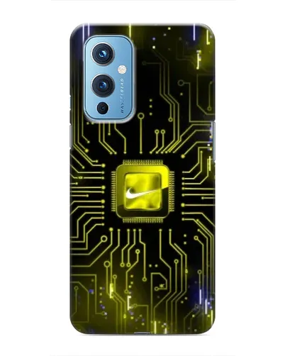 Чехол для OnePlus 9 с картинкой «Nike — золотая искра» Чехол для OnePlus 9 с картинкой «Nike — золотая искра»