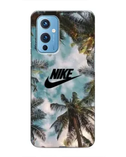 Чехол для OnePlus 9 с картинкой «Тропический принт Nike»
