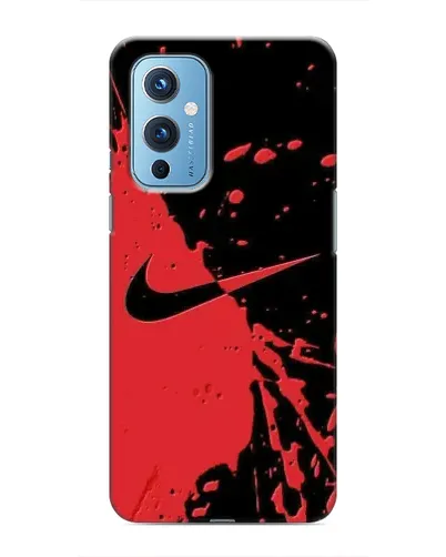 Чехол для OnePlus 9 с картинкой «Красные брызги Nike» Чехол для OnePlus 9 с картинкой «Красные брызги Nike»