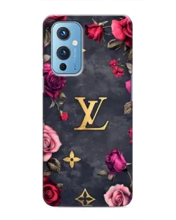 Чехол для OnePlus 9 с картинкой «Цветочный Louis Vuitton»