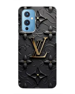 Чехол для OnePlus 9 с картинкой «Кожаная текстура LV»