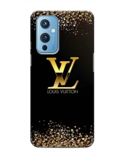 Чехол для OnePlus 9 с картинкой «LV — золотые искры»