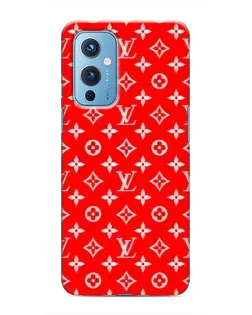 Чехол для OnePlus 9 с картинкой «Яркий паттерн LV»