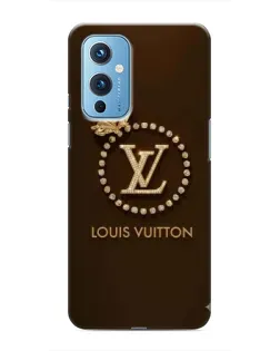 Чехол для OnePlus 9 с картинкой «LV — золотая печать»