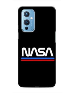 Чехол для OnePlus 9 с картинкой «NASA — классика Red Blue»