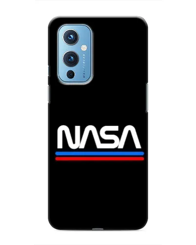 Чехол для OnePlus 9 с картинкой «NASA — классика Red Blue» Чехол для OnePlus 9 с картинкой «NASA — классика Red Blue»
