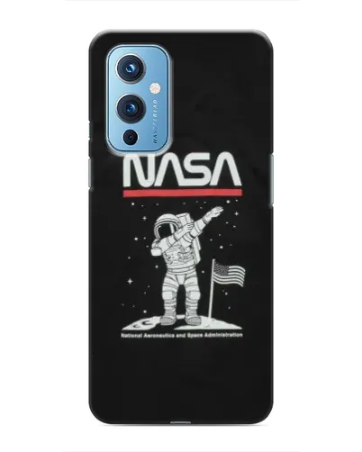 Чехол для OnePlus 9 с картинкой «NASA — шагаем по Луне» Чехол для OnePlus 9 с картинкой «NASA — шагаем по Луне»