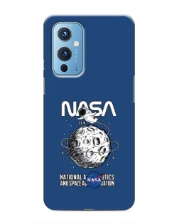 Чехол для OnePlus 9 с картинкой «NASA — лунная миссия»