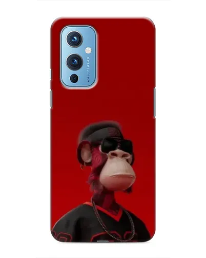 Чехол для OnePlus 9 с картинкой «Bored Ape в красном» Чехол для OnePlus 9 с картинкой «Bored Ape в красном»