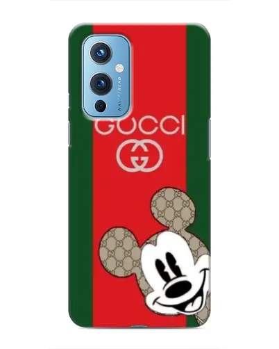 Чохол для OnePlus 9 з картинкою «Gucci — смуги та Міккі»
