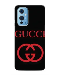 Чохол для OnePlus 9 з картинкою «Gucci — червоний логотип»